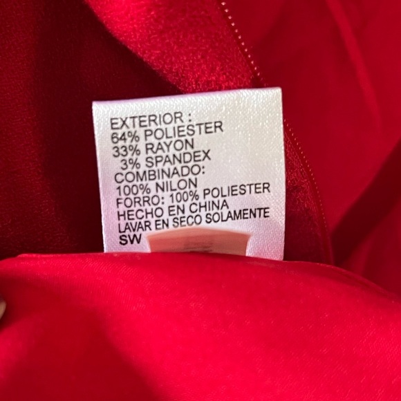 ANTONIO MELANI Red Mini Dress - Picture 8 of 8